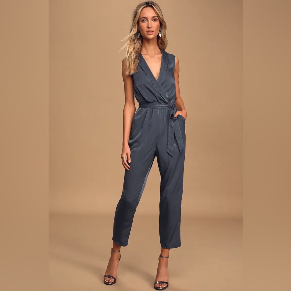 Navy jumpsuit